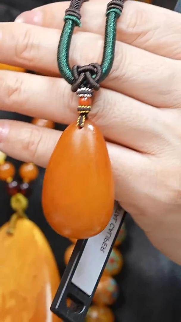 蜜蜡颈饰未镶嵌8223天然蜜蜡珠宝奇石全部保真
