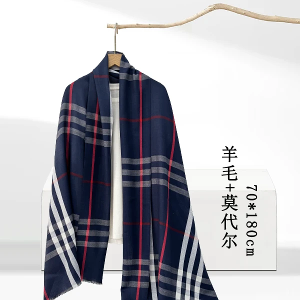 【微光系列】围巾薄款夏季印花文艺时尚女士复古春秋