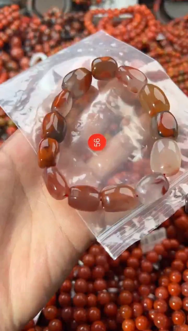 未镶嵌手串南红玛瑙13+