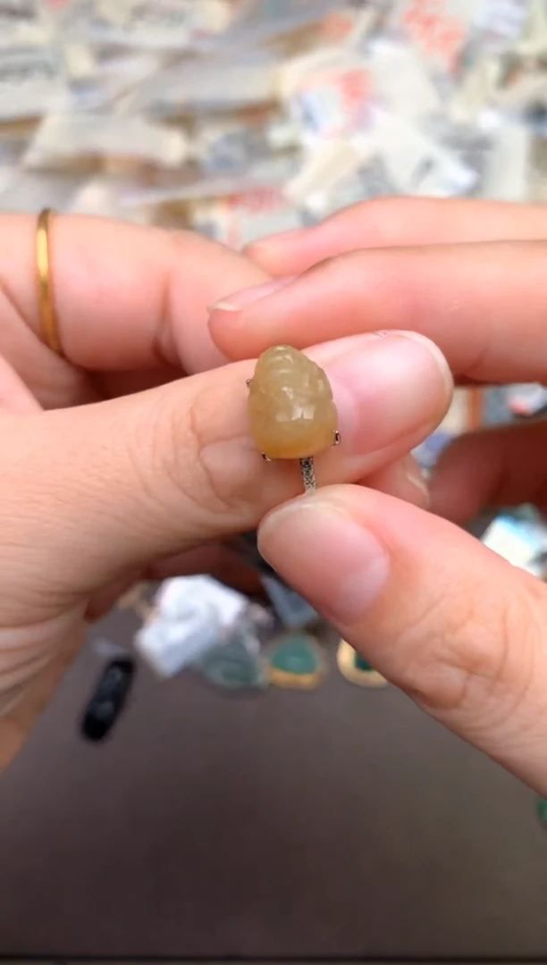 银S925镶嵌挂件翡翠—