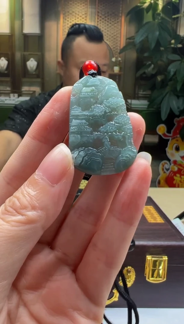 翡翠未镶嵌颈饰YY-2025-5-28-43