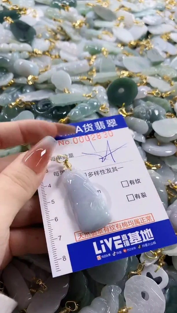 颈饰未镶嵌翡翠天然A货翡翠