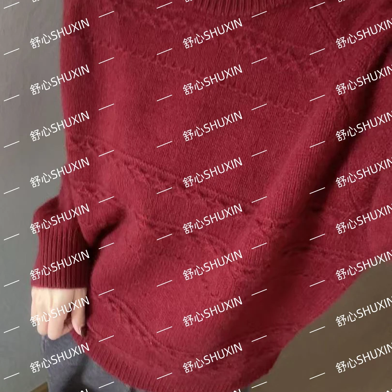 【舒心】中性风X针法针织套头CLSX-0355