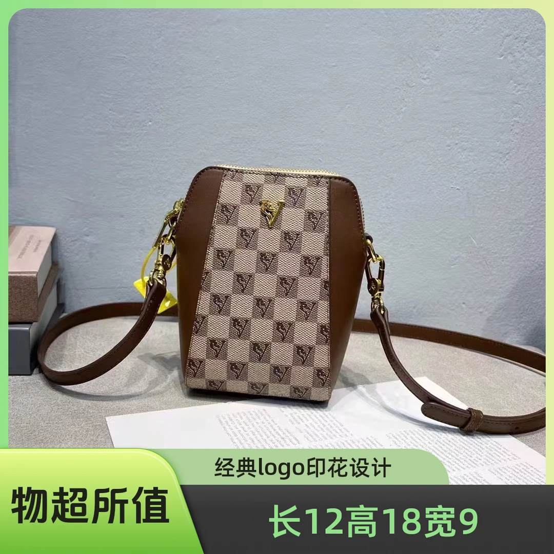 华伦梵妮爆款手机包经典时尚潮多隔层单肩斜挎手机包