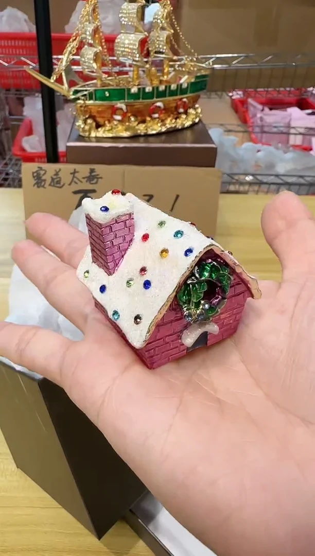 【闪购商品】茶宠珐琅首饰盒摆件AD101