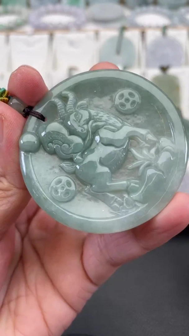 颈饰未镶嵌翡翠天然缅甸翡翠A货498