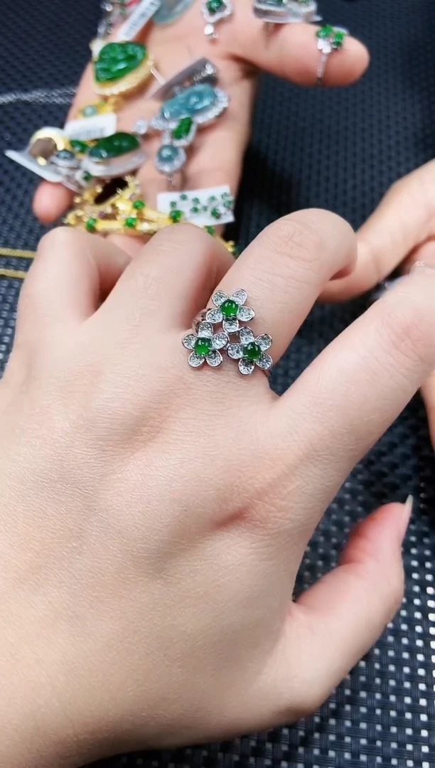 【闪购商品】翡翠戒指未镶嵌11111111