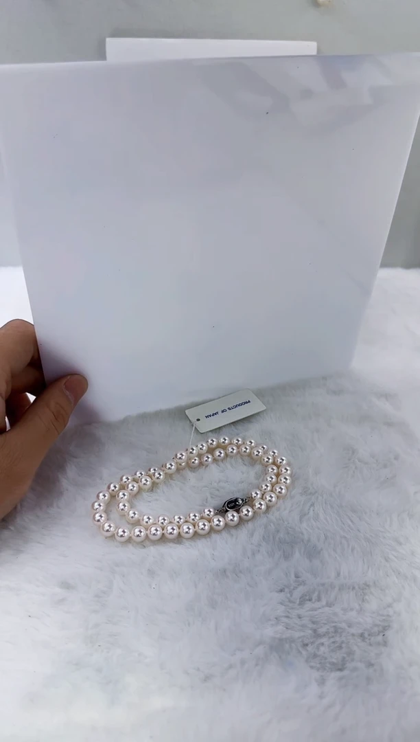 未镶嵌海水珍珠DA海水akoya串链带真科研大证7-8 ss666