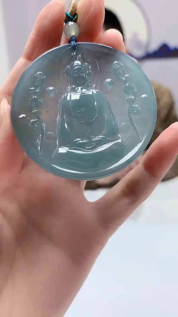 【闪购商品】定制翡翠未镶嵌4812zm-毛货挂件人物64