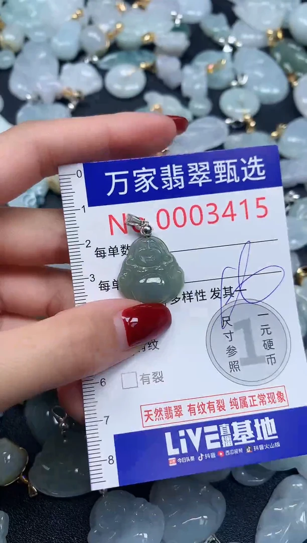 颈饰未镶嵌翡翠3415
