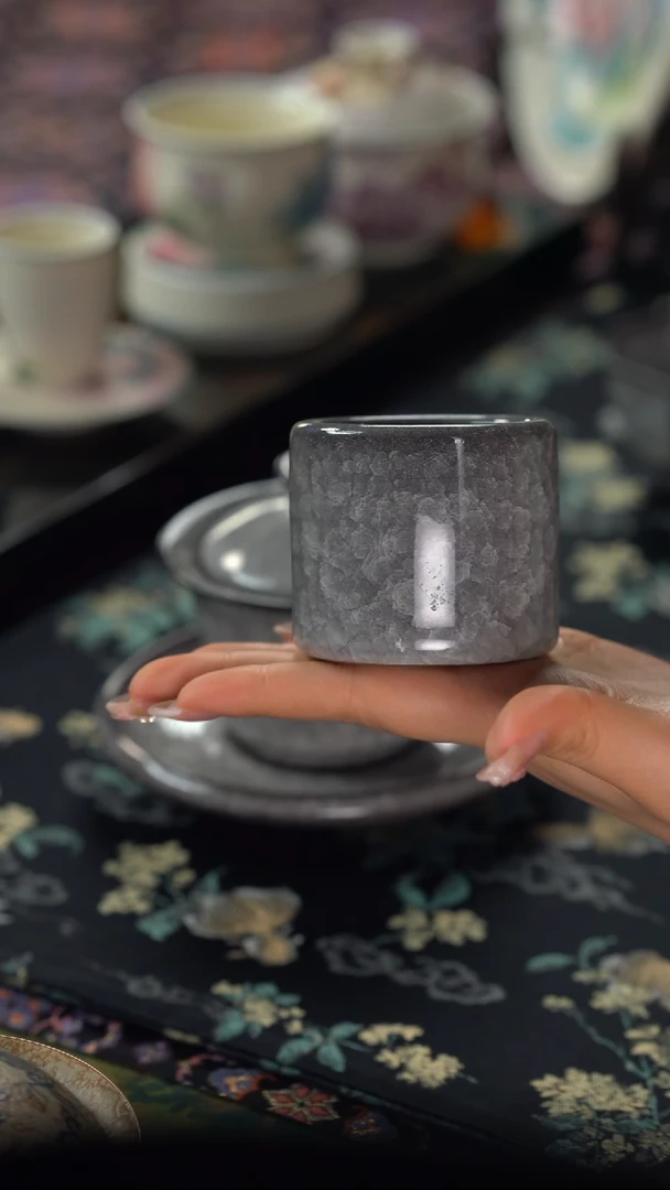 英姐好物分享@@黑冰扳指杯