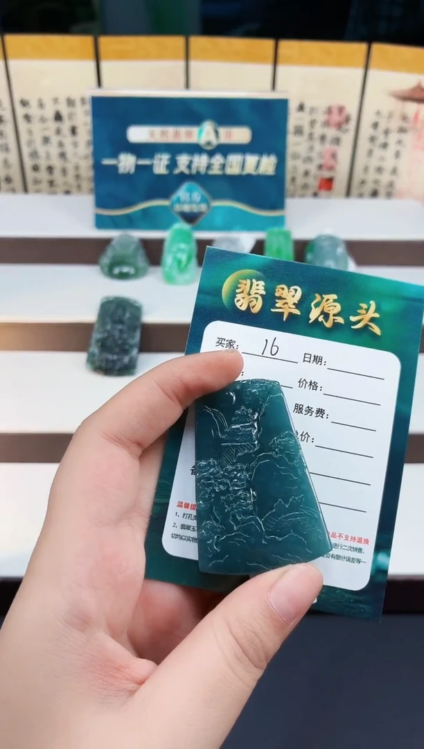翡翠未镶嵌颈饰DLZ25072416