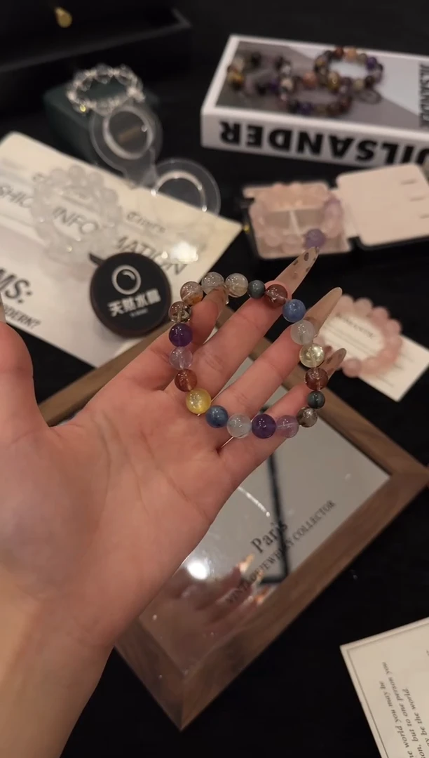 未镶嵌手链水晶韦雪同款多宝x2235