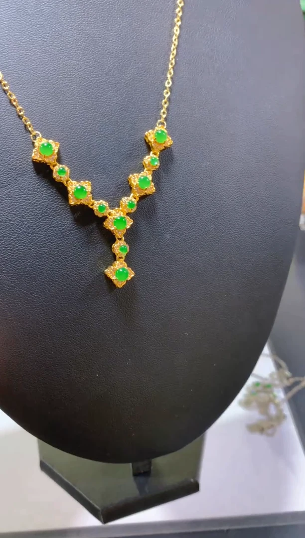 颈饰未镶嵌翡翠多样性发一