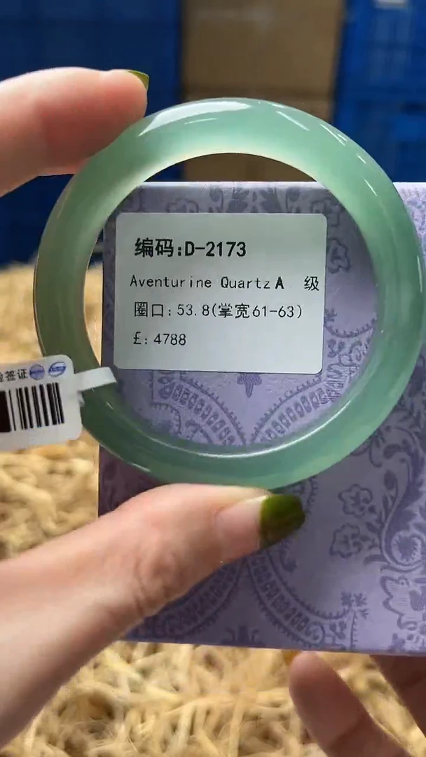 未镶嵌手镯石英质玉D2173