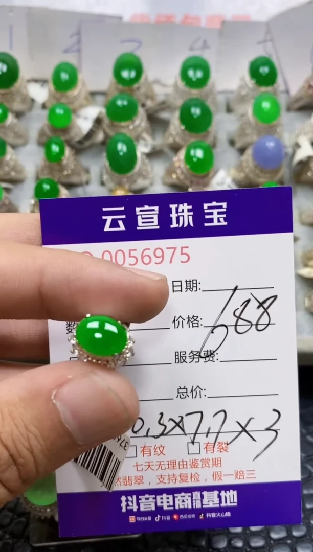 未镶嵌戒指翡翠/69750000