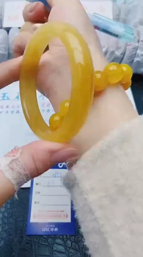 未镶嵌手镯石英质玉w199+61-62