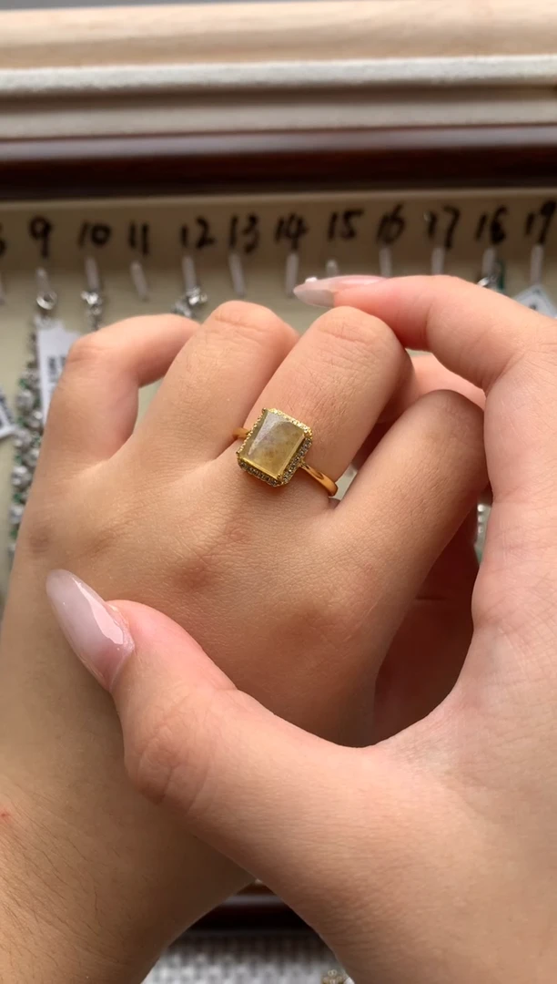 银S925镶嵌戒指翡翠37