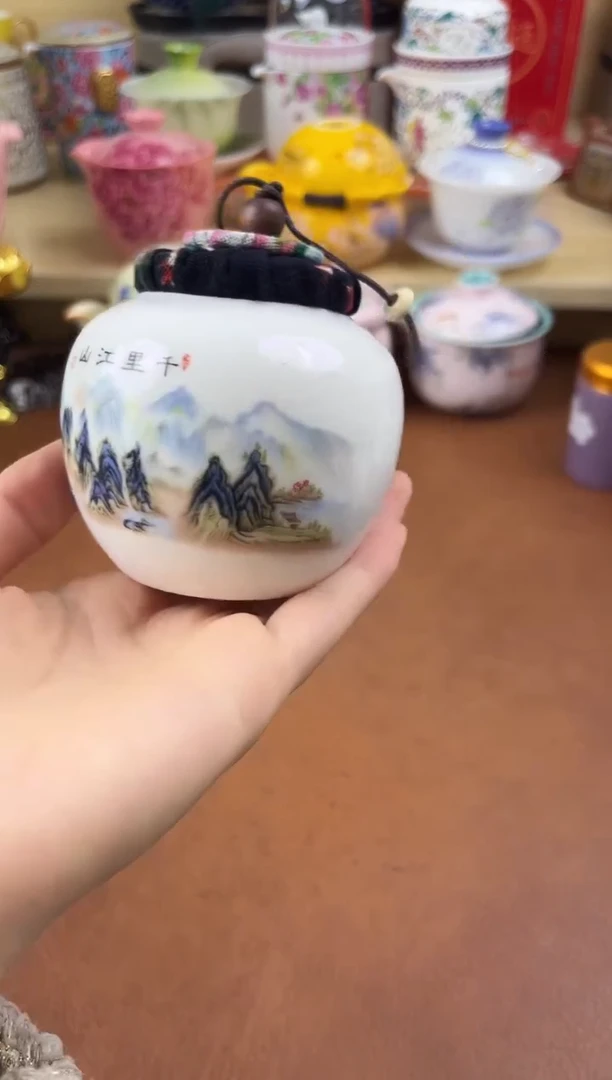 陶陶瓷茶具摆件旅行套组