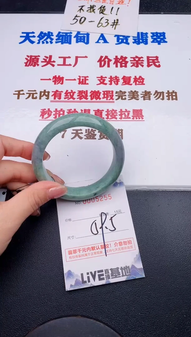 未镶嵌手镯翡翠55