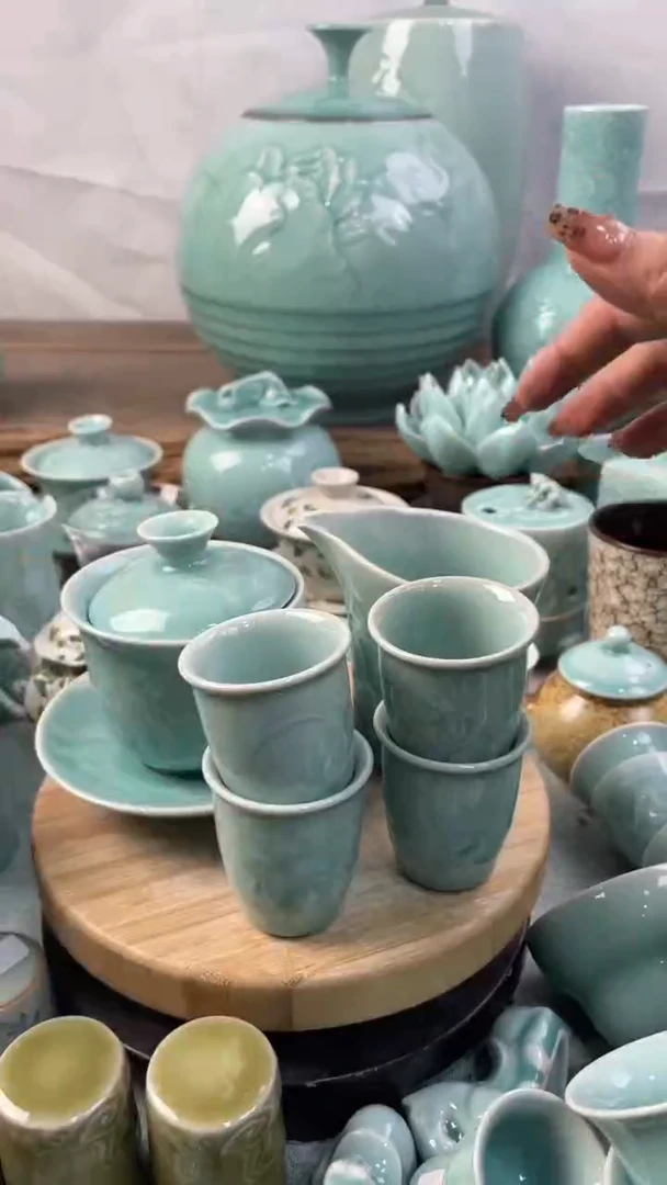 【闪购商品】特价福利 微瑕 慧仙青瓷