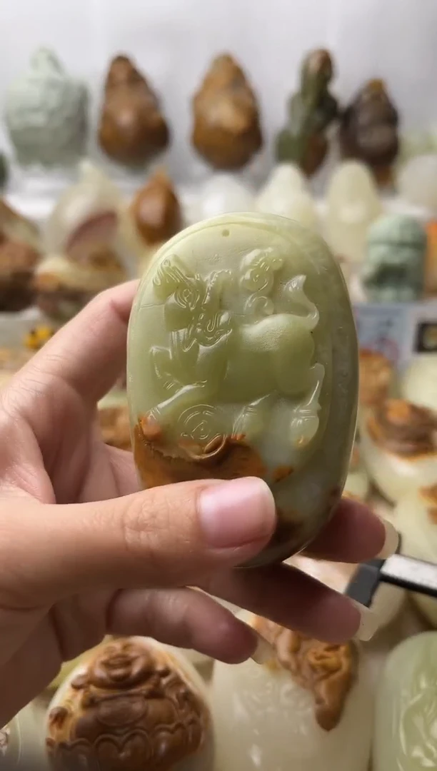 石材古青石棉纹正常不退换牛微瑕