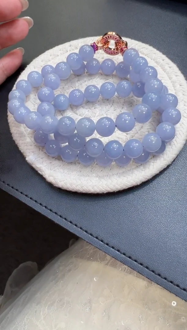 颈饰未镶嵌翡翠10mm珠链