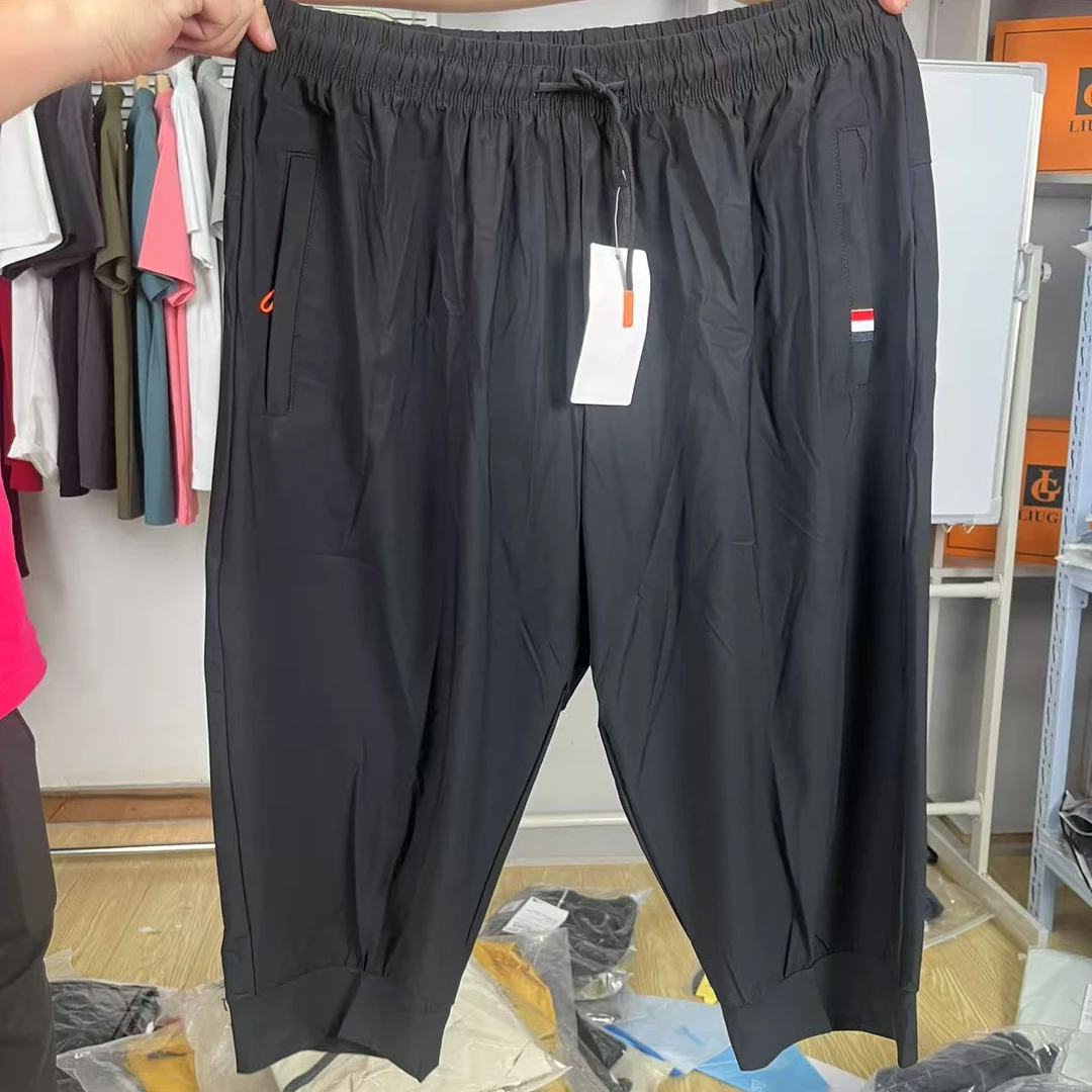 短裤沙滩潮速干裤男士冰丝速干中裤男士夏季薄款宽松七分裤225