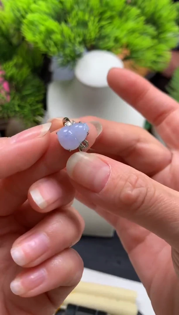 未镶嵌戒指翡翠思***化---115827