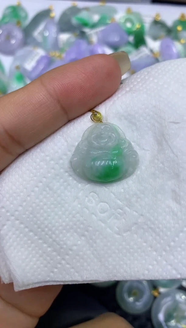 颈饰未镶嵌翡翠天然缅甸A货翡翠