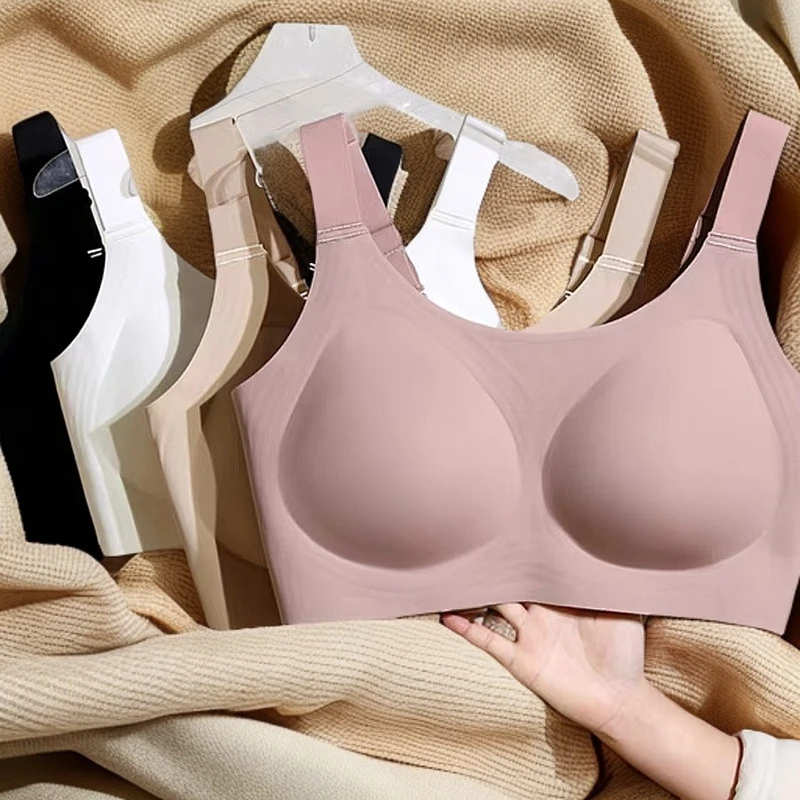 【大显小】内衣舒适女士无痕睡眠大胸显小