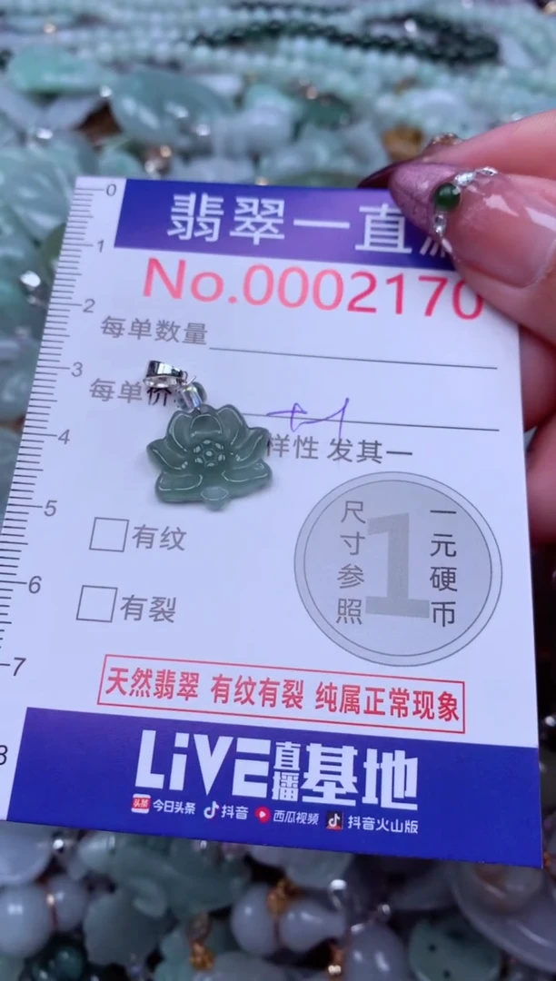 吊坠(不含链)未镶嵌翡翠2170