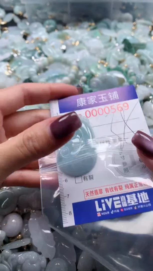 翡翠未镶嵌吊坠(不含链)569