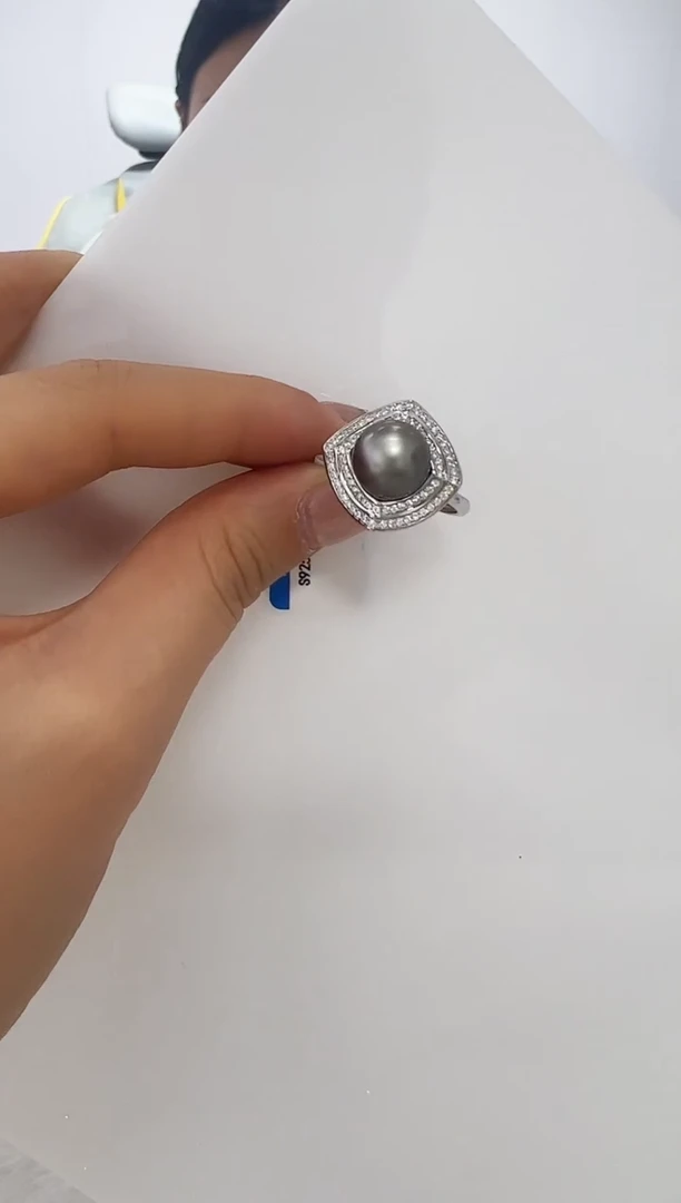 【闪购商品】海水珍珠DA银S925镶嵌h295 戒指9