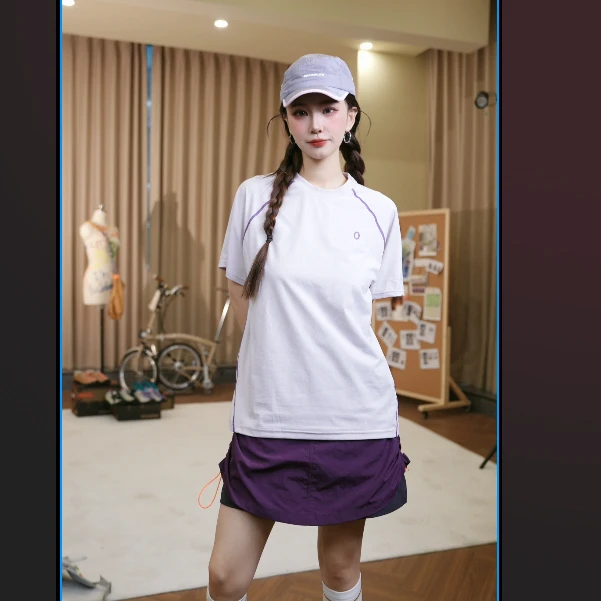 MIN SAN JIN夏季新款时尚潮流户外休闲男女短袖T恤TD-201CS