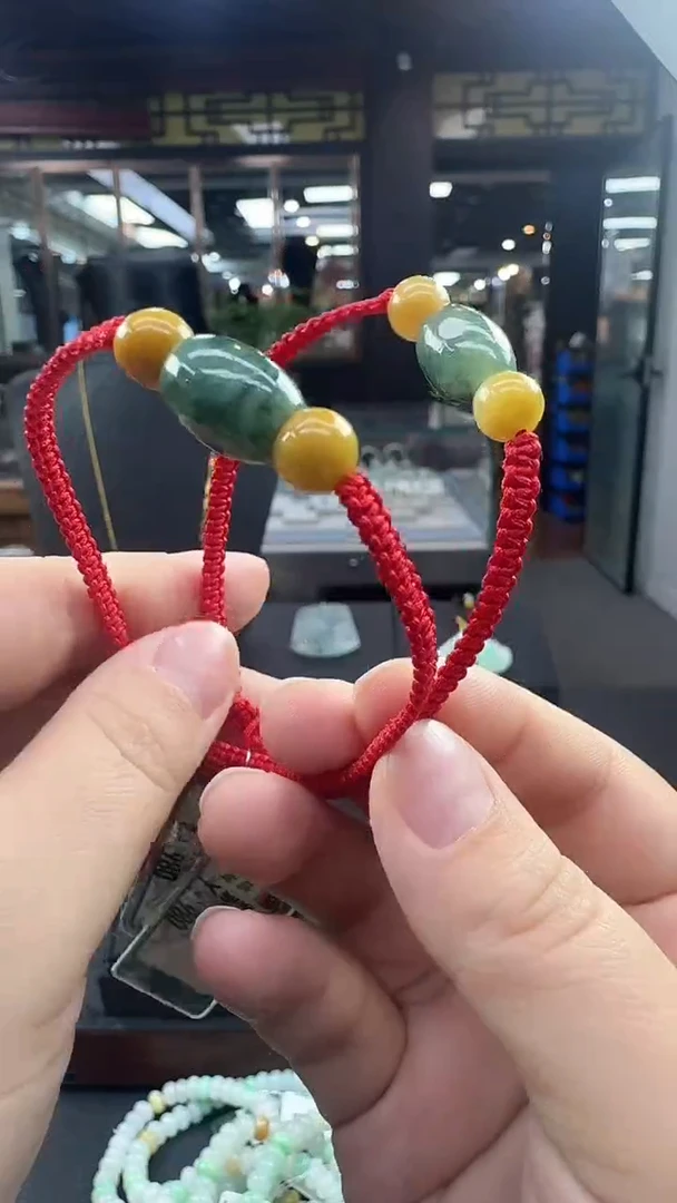 未镶嵌手串翡翠手串