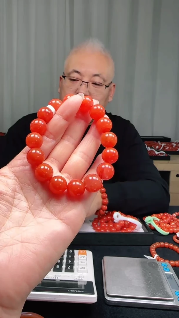 未镶嵌多样性发一件南红玛瑙13mm保山圆珠单圈