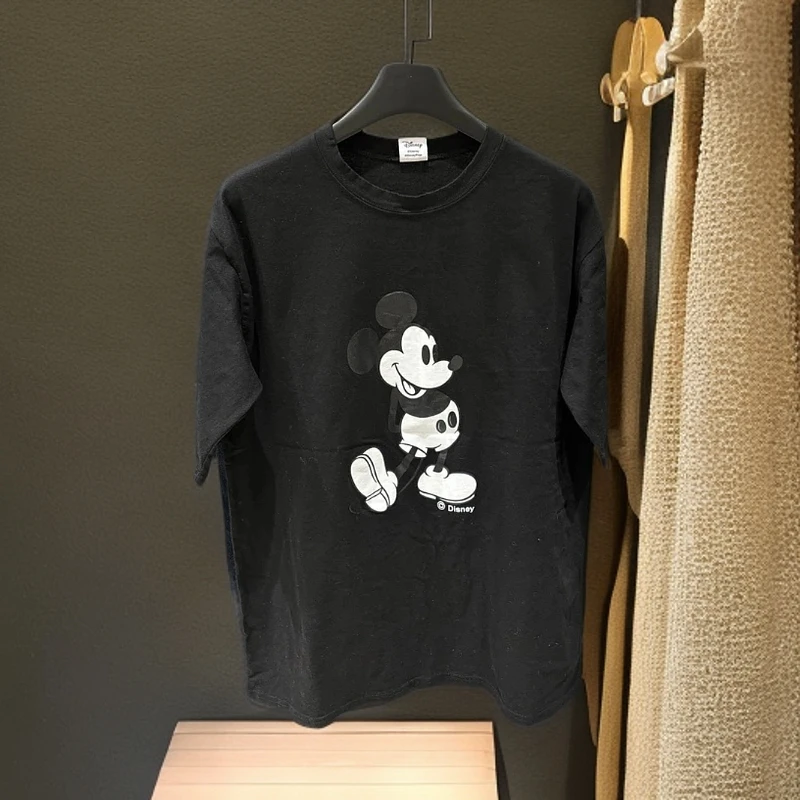 韩国黑色米奇半袖（no退换）卡通