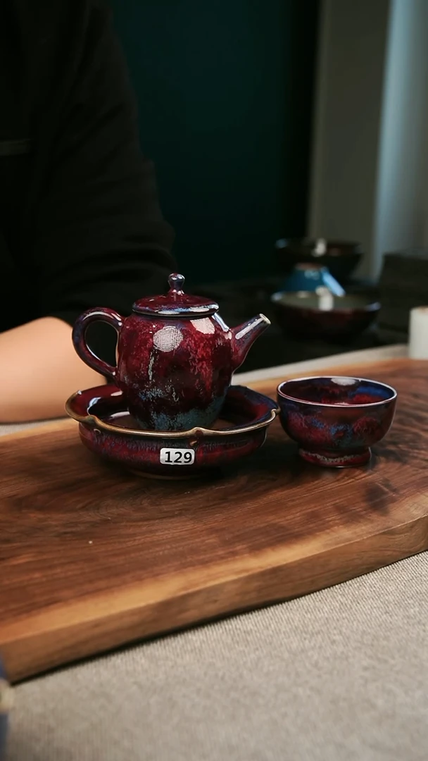 【闪购商品】瓷片钧瓷茶器茶具129