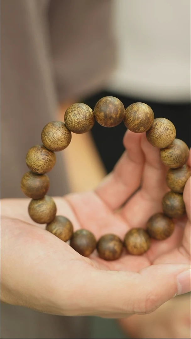 沉香手串14mm圆珠单圈保底15g+