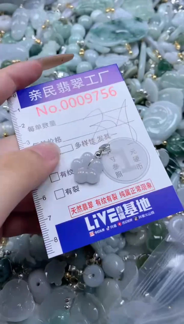 翡翠未镶嵌吊坠(不含链)9756