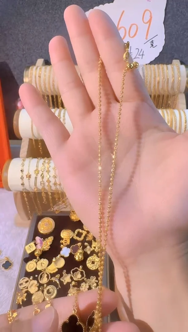 抽拉幻影项链  45cm  2mm  4.53克