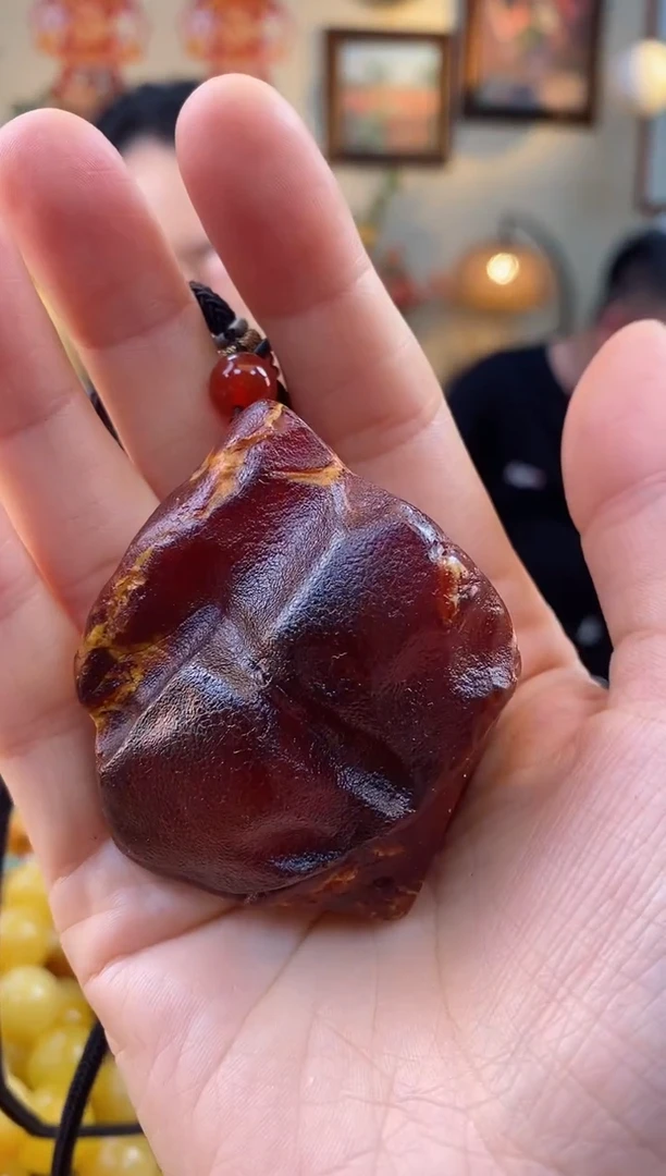 【闪购商品】琥珀颈饰未镶嵌吊坠