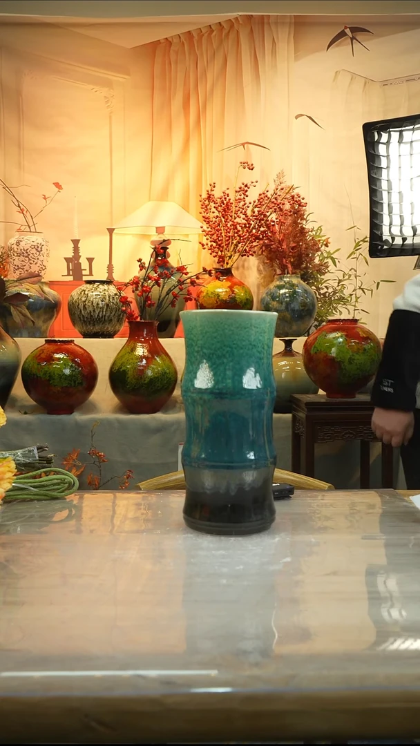 高28口13高温陶瓷花瓶