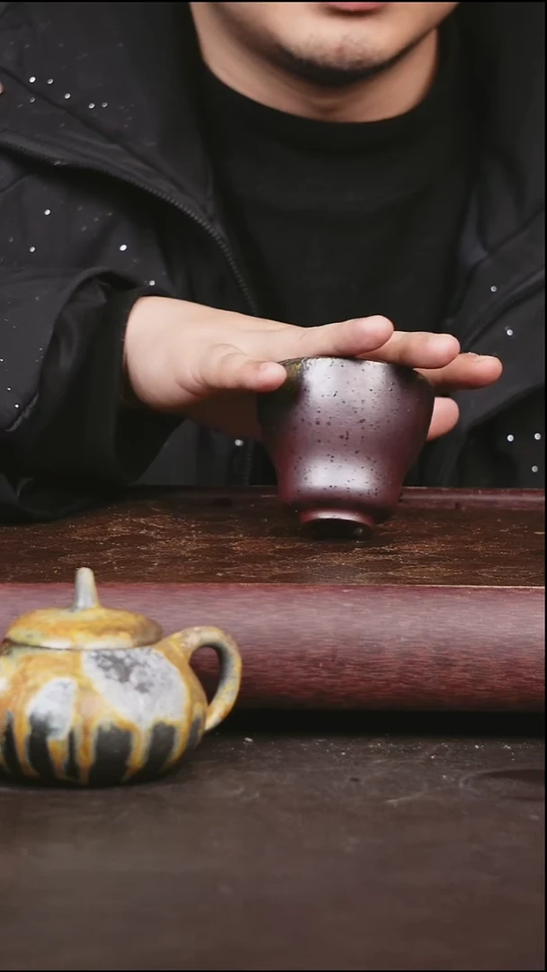 紫砂茶盘柴烧 杯