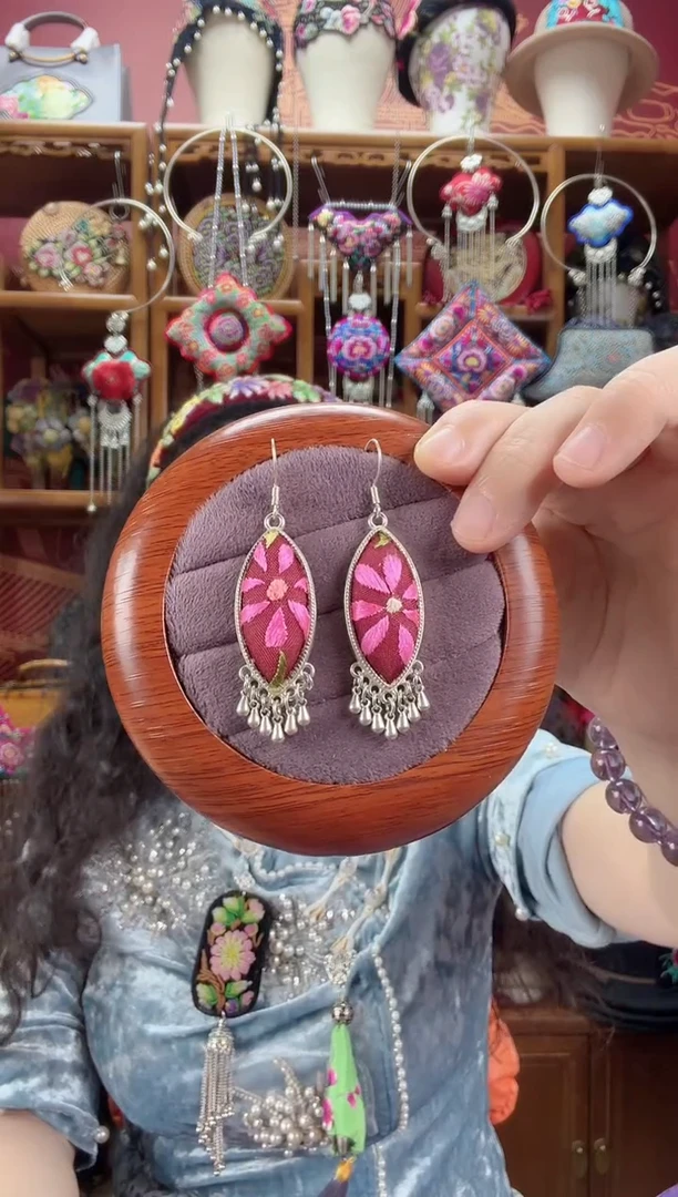 刺绣压襟117甜甜家