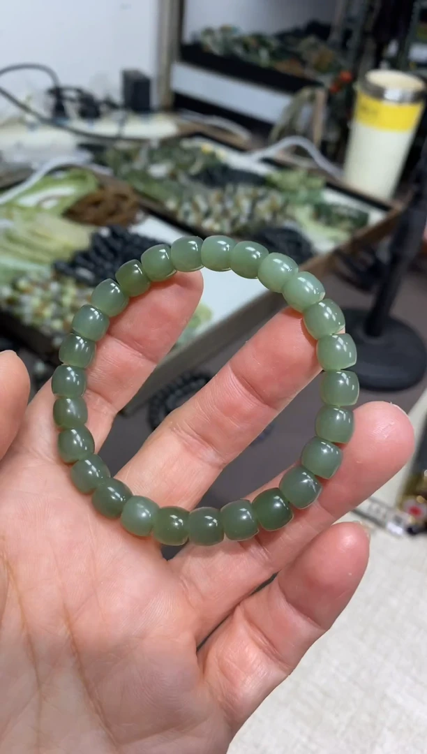 手链未镶嵌和田玉颜色多样性发货拍一发一