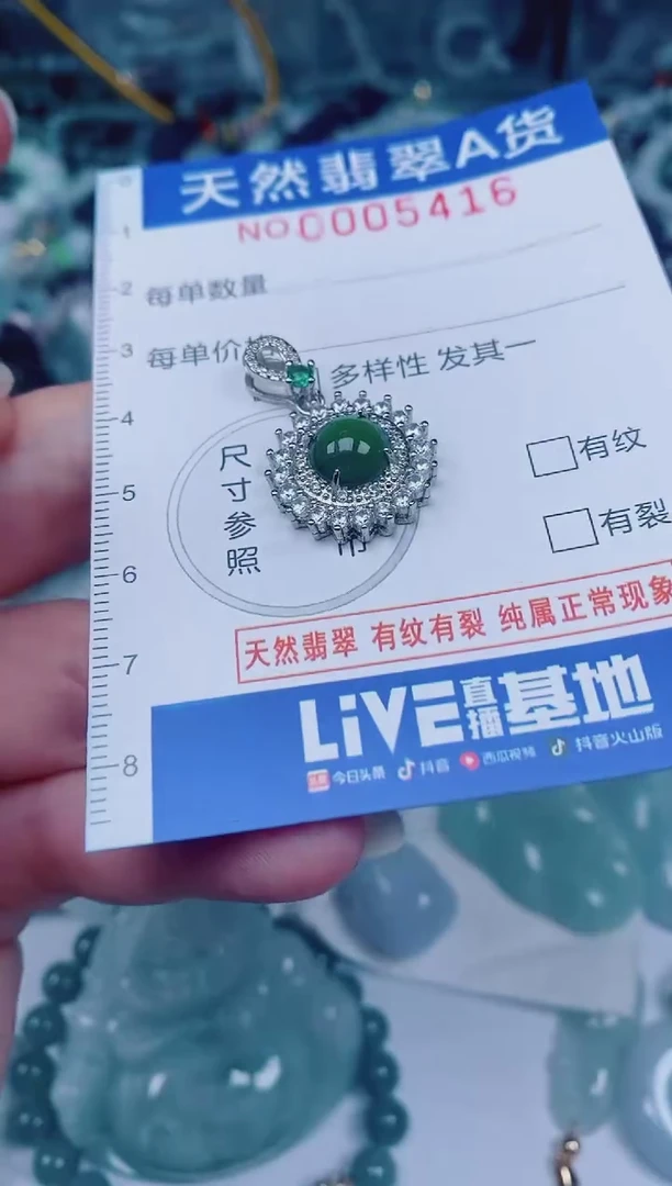 颈饰未镶嵌翡翠00005416