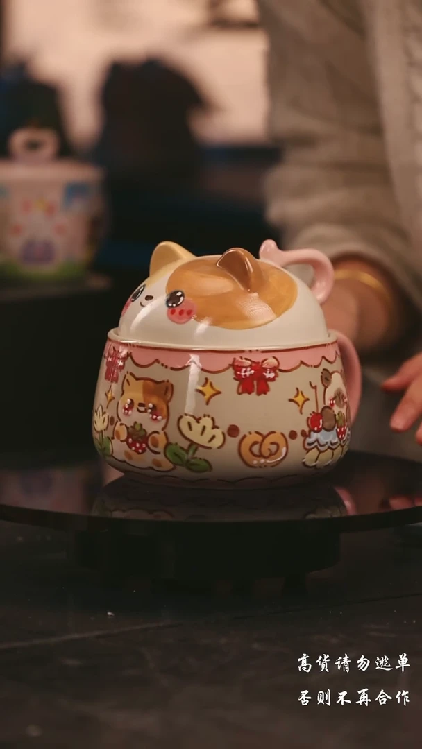 陶瓷景德镇可爱设计师款陶瓷