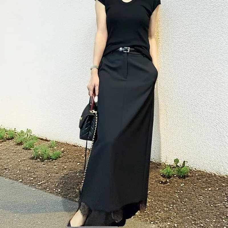 【TANTAN】显瘦气质时尚轻奢百搭修身半裙#476